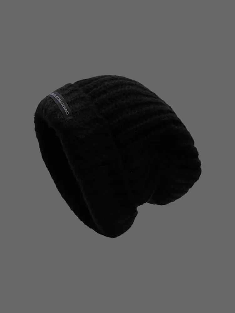 Loose Thick Knit Warm Beanie