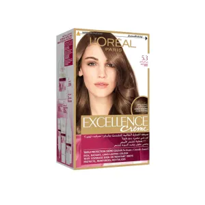 Loreal Excellence Creme Hair Color - 5.3 Light Golden Brown