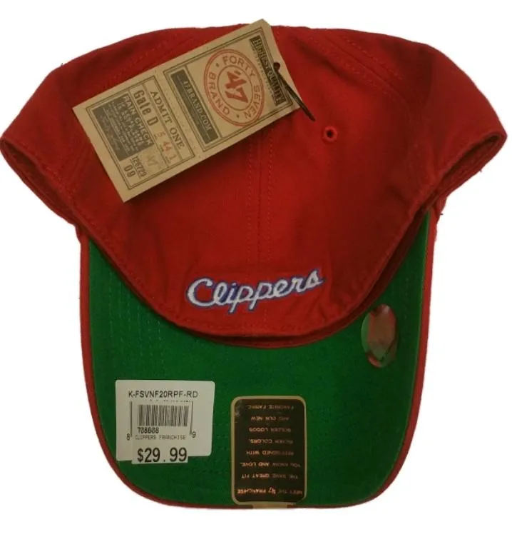 Los Angeles Clippers 47 Brand Franchise Classic Red  Slouch Hat Cap