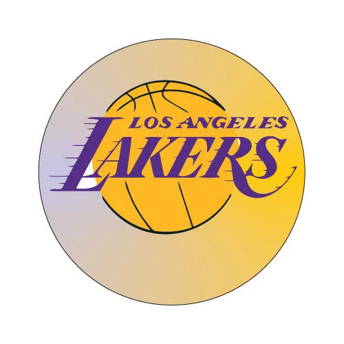 Los Angeles Lakers NBA Round Decal