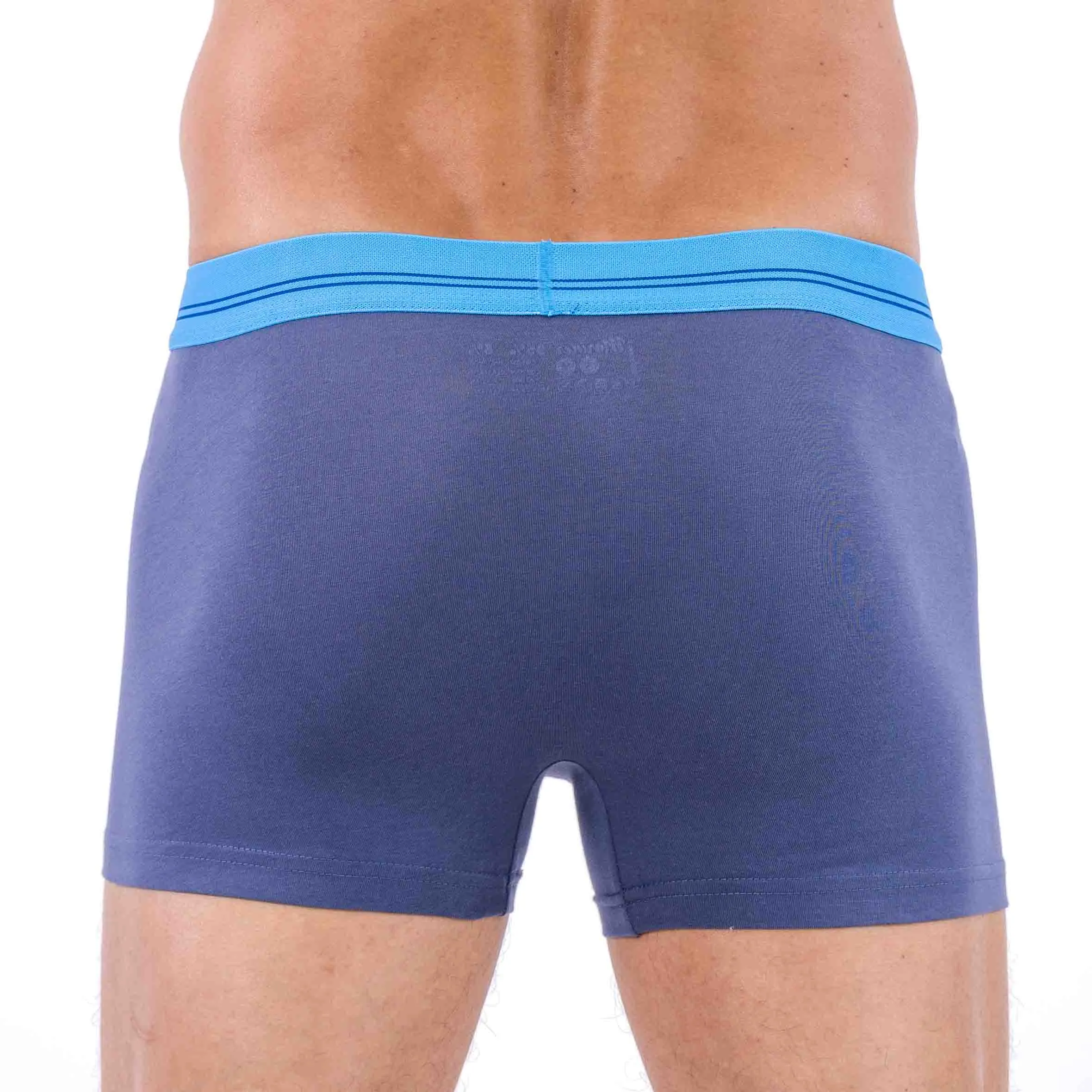 Lot de 3 shortys Gris/Marine/Noir en coton stretch 2000.3