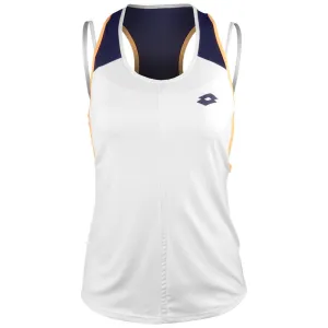 Lotto Women's Top IV Tank - Bright White/Orange