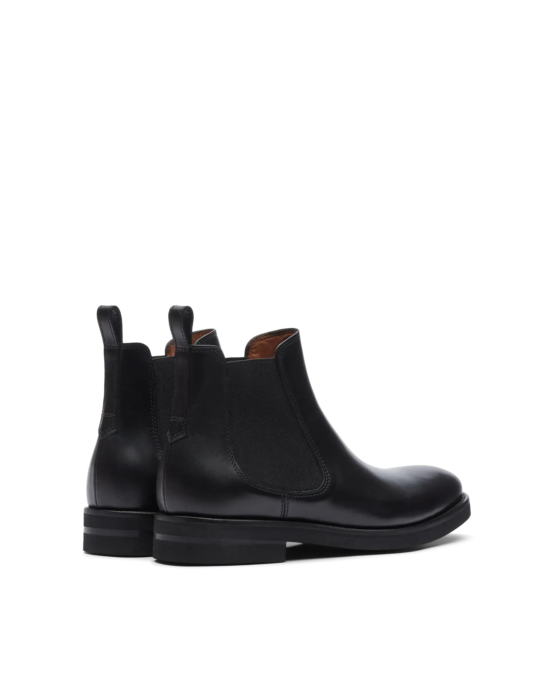 LOTTUSSE | BOTINES CHELSEA HOMBRE | HOLBORN NEGRAS DE VACUNO CEPILLADO | NEGRO