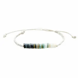 Lotus and Luna Courtney Braided Puka Bracelet