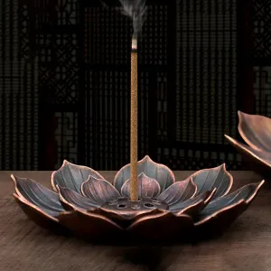 Lotus Censer Elegant 1pc Mini Incense Burner for Meditation