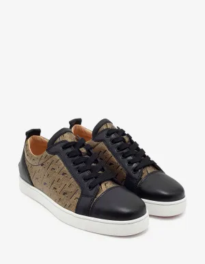 Louis Junior Black & Gold Patent Leather Trainers -