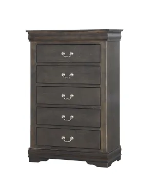 Louis Philippe Dark Gray Chest