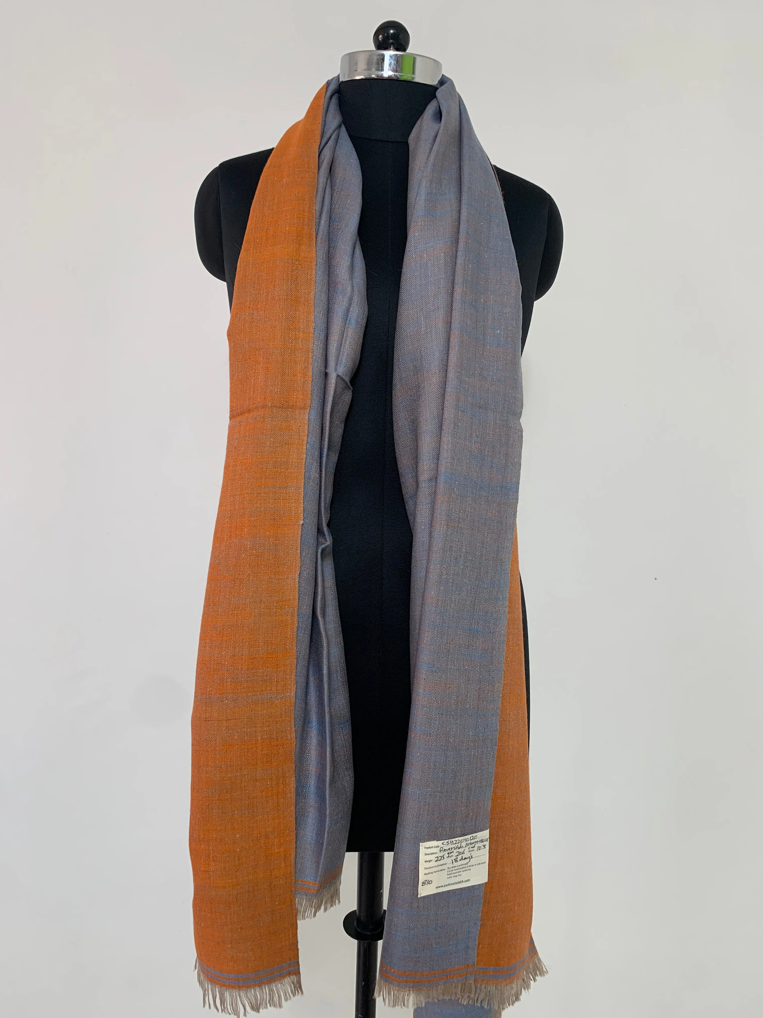 Louis Reversible Cashmere shawl