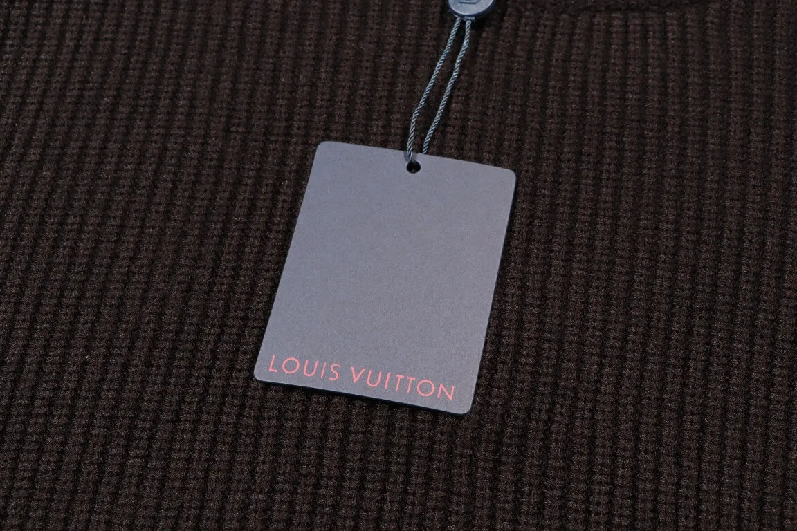 Louis Vuitton Black Wool Blend Crewneck Sweater