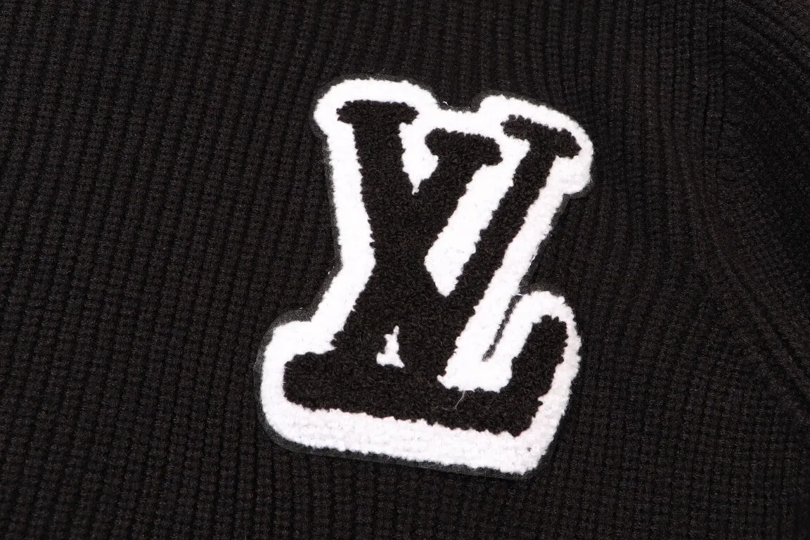 Louis Vuitton Black Wool Blend Crewneck Sweater