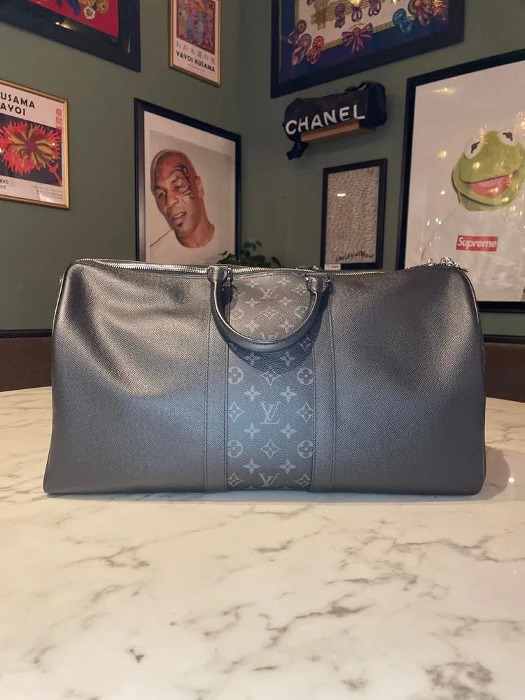 Louis Vuitton Taigarama Keepall Travel Bag