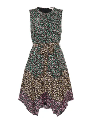 Louisa Floral Mixed Print Dress