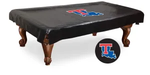 Louisiana Tech Bulldogs HBS Black Vinyl Billiard Pool Table Cover