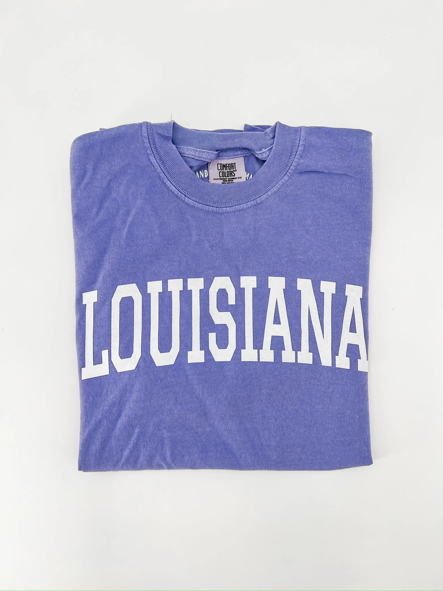 Louisiana Varsity Comfort Colors Tee