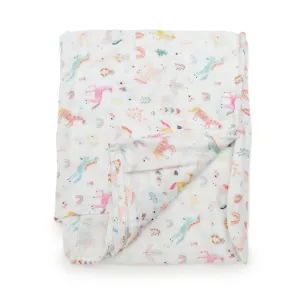 Loulou Lollipop swaddle unicorn