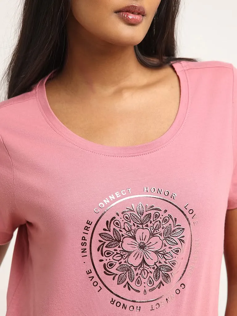 LOV Pink Printed T-Shirt