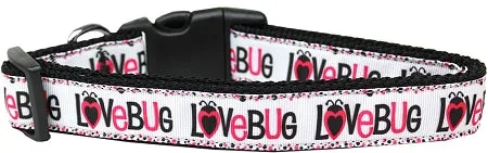 Love Bug Nylon Dog Collar Xl