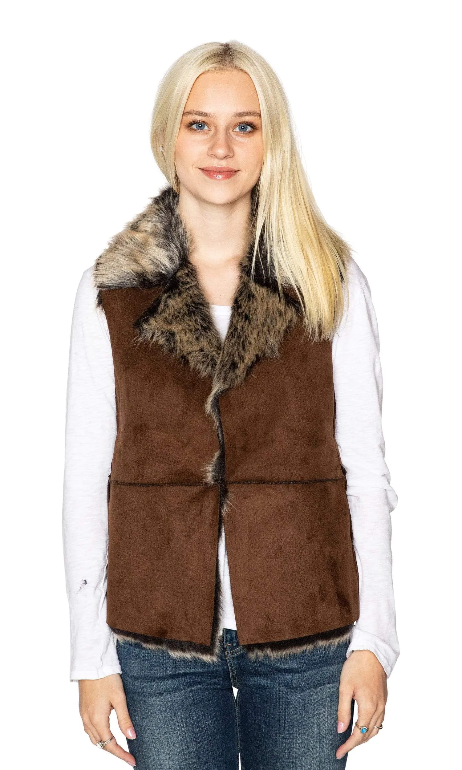 Love Token Miley Faux Fur Vest