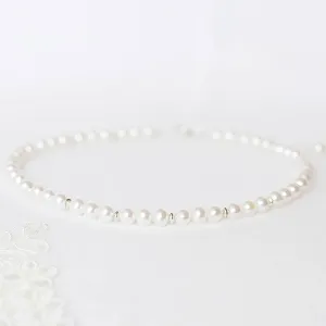 Lovely Pearl and Sterling Silver Necklace