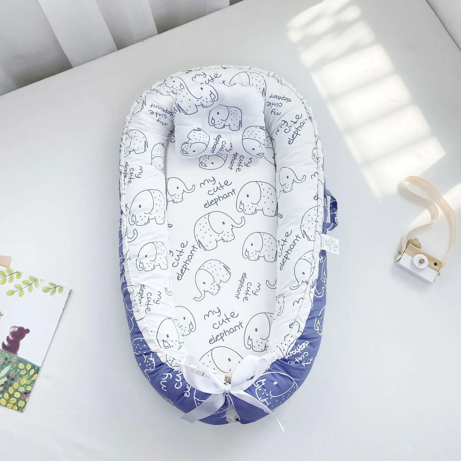 LovelyRLovely Pure Cotton Baby Nest Bed