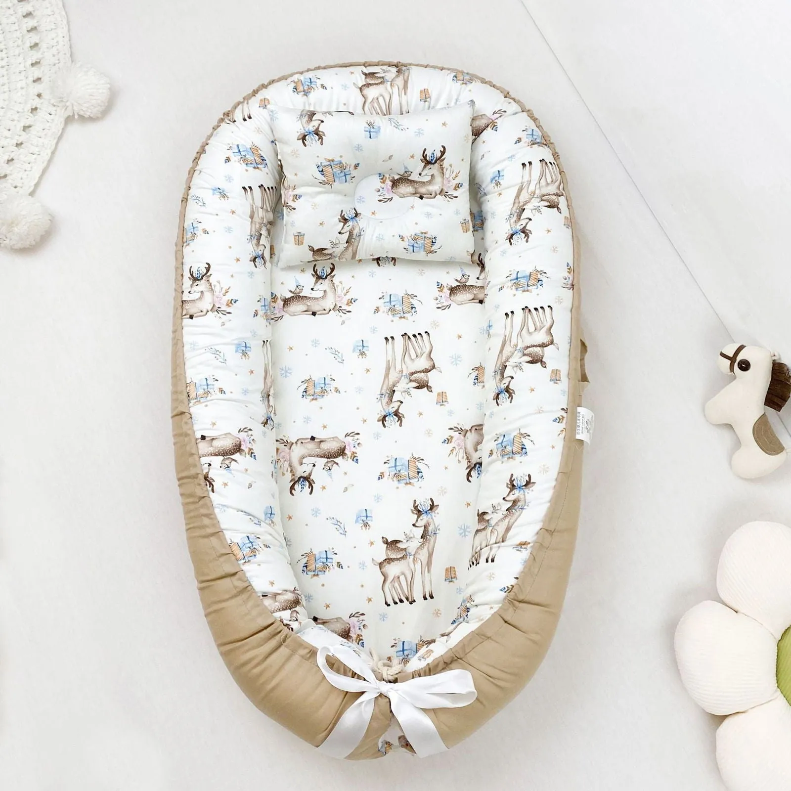 LovelyRLovely Pure Cotton Baby Nest Bed