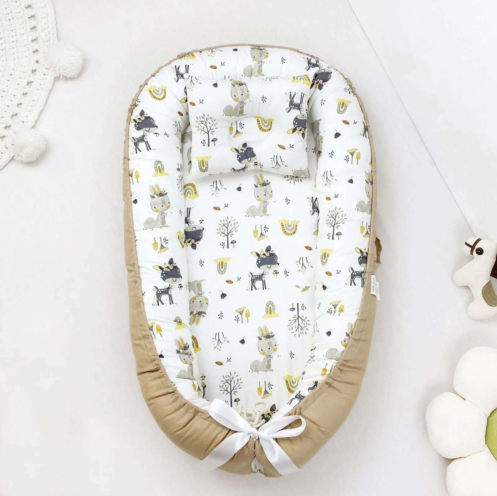 LovelyRLovely Pure Cotton Baby Nest Bed