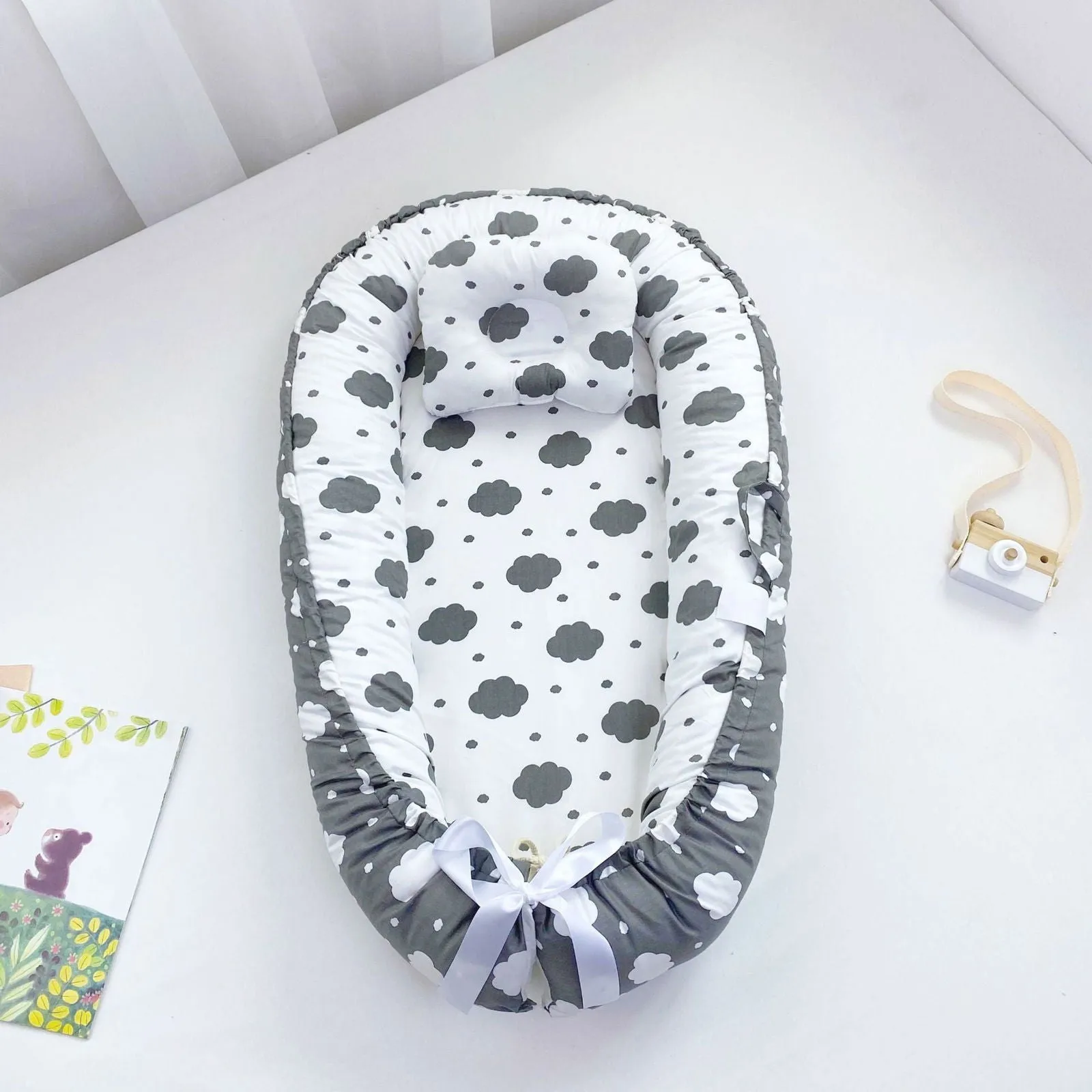 LovelyRLovely Pure Cotton Baby Nest Bed