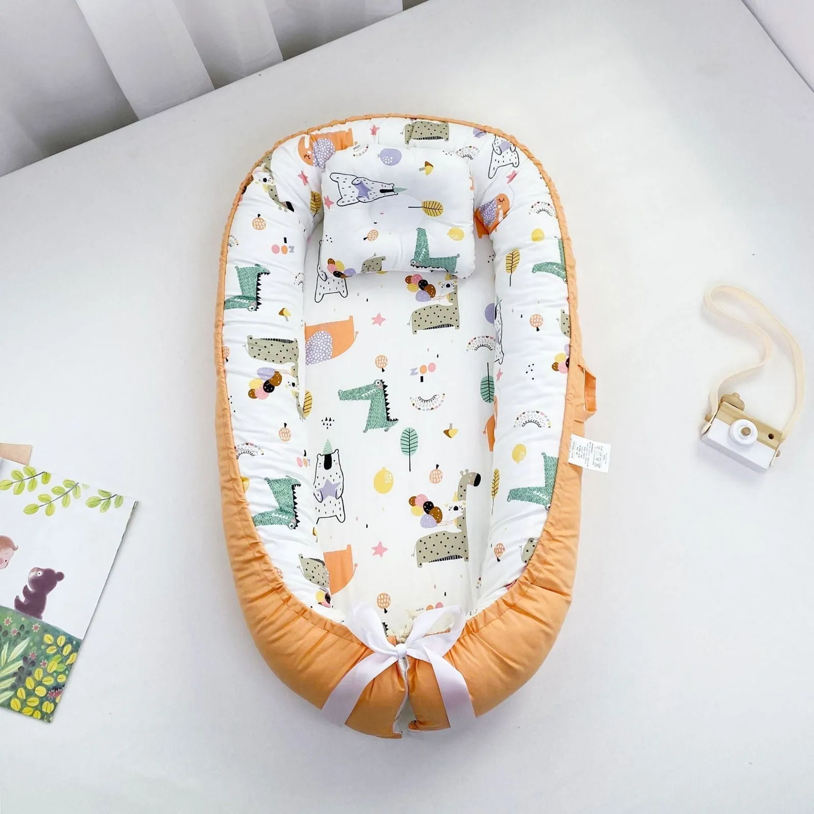 LovelyRLovely Pure Cotton Baby Nest Bed