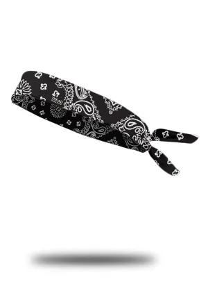 Low-Profile Tieback - Nikki Sixx Black Bandana