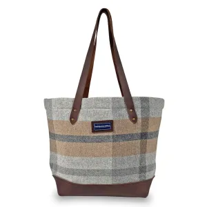 Lowertown Northfield Plaid Wool Tote