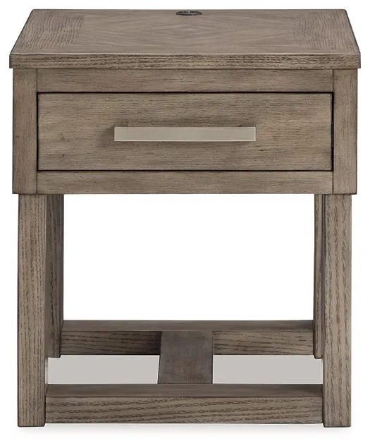 Loyaska Rectangular End Table