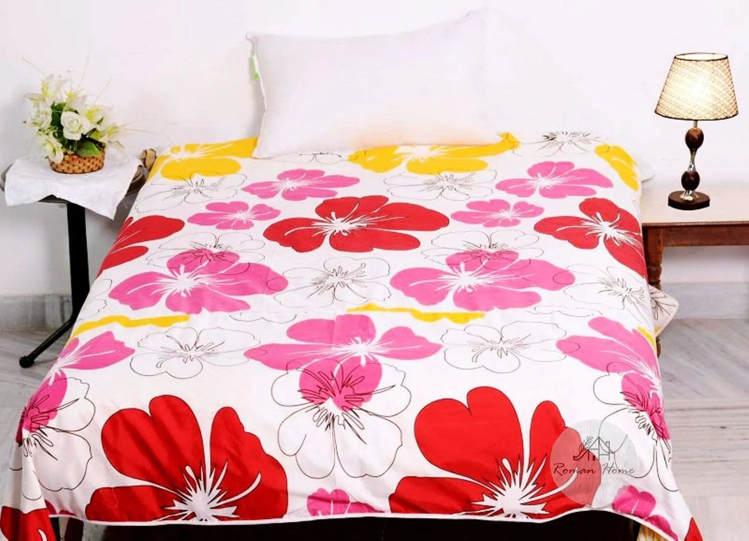 LRSDAA Royal Traders Polycotton Soft and Light Weight Printed Singel Dohar/AC Comforter | Type Skin