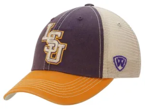 LSU Tigers Top of the World Purple Yellow Offroad Adjustable Snapback Hat Cap