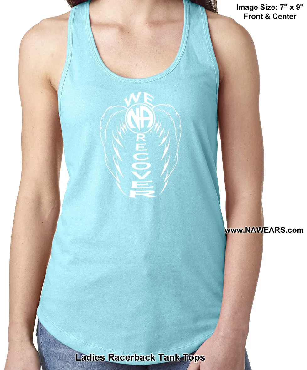 ltt- We Recover Wings Ladies Tank Tops