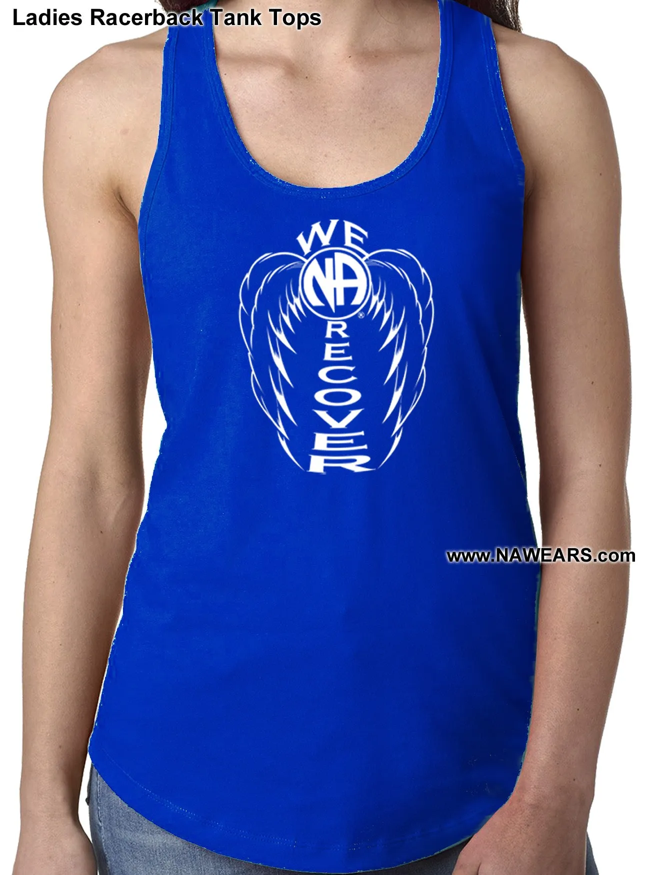 ltt- We Recover Wings Ladies Tank Tops