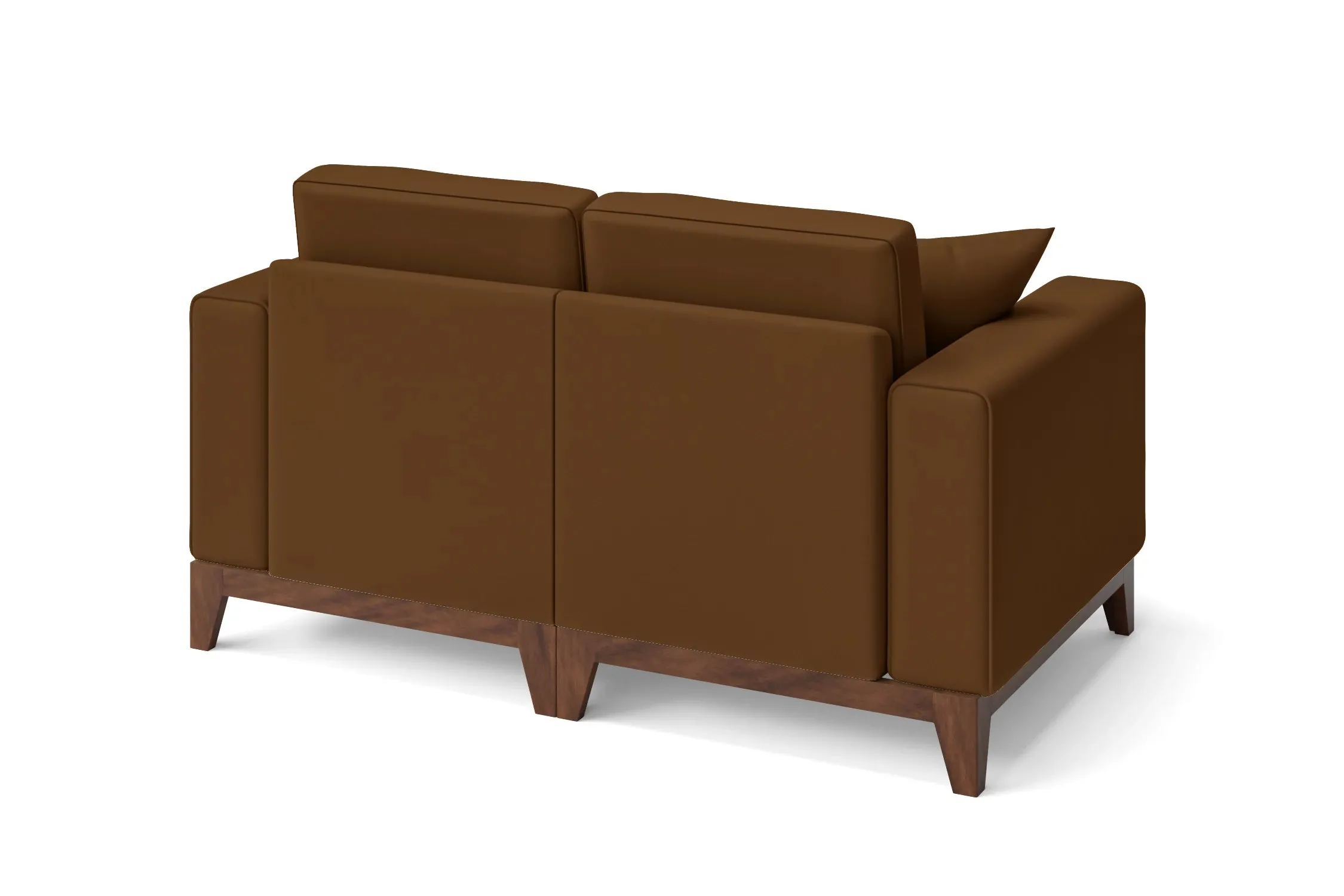 Lucca 2 Seater Sofa Walnut Brown Leather