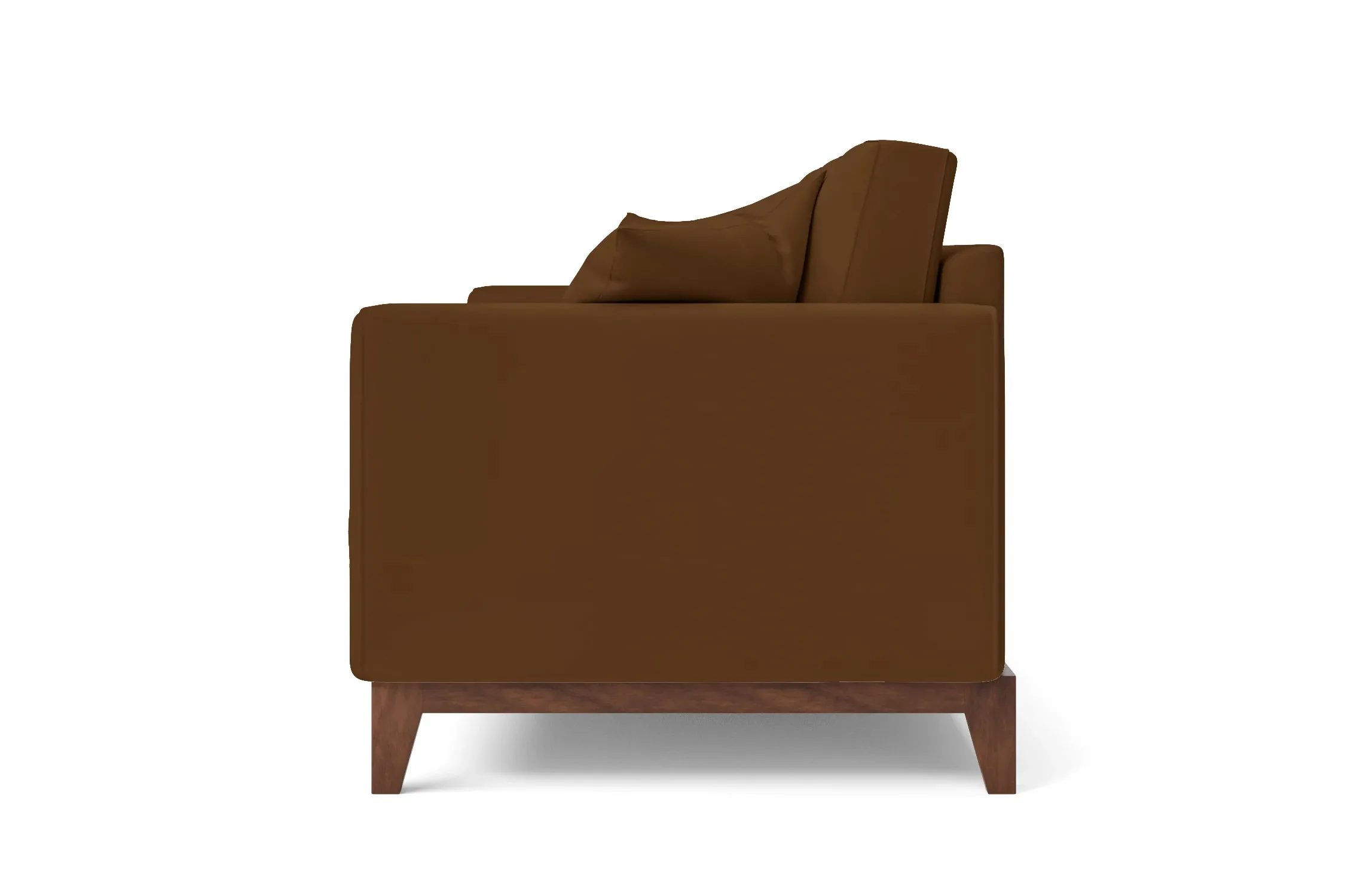 Lucca 3 Seater Sofa Walnut Brown Leather