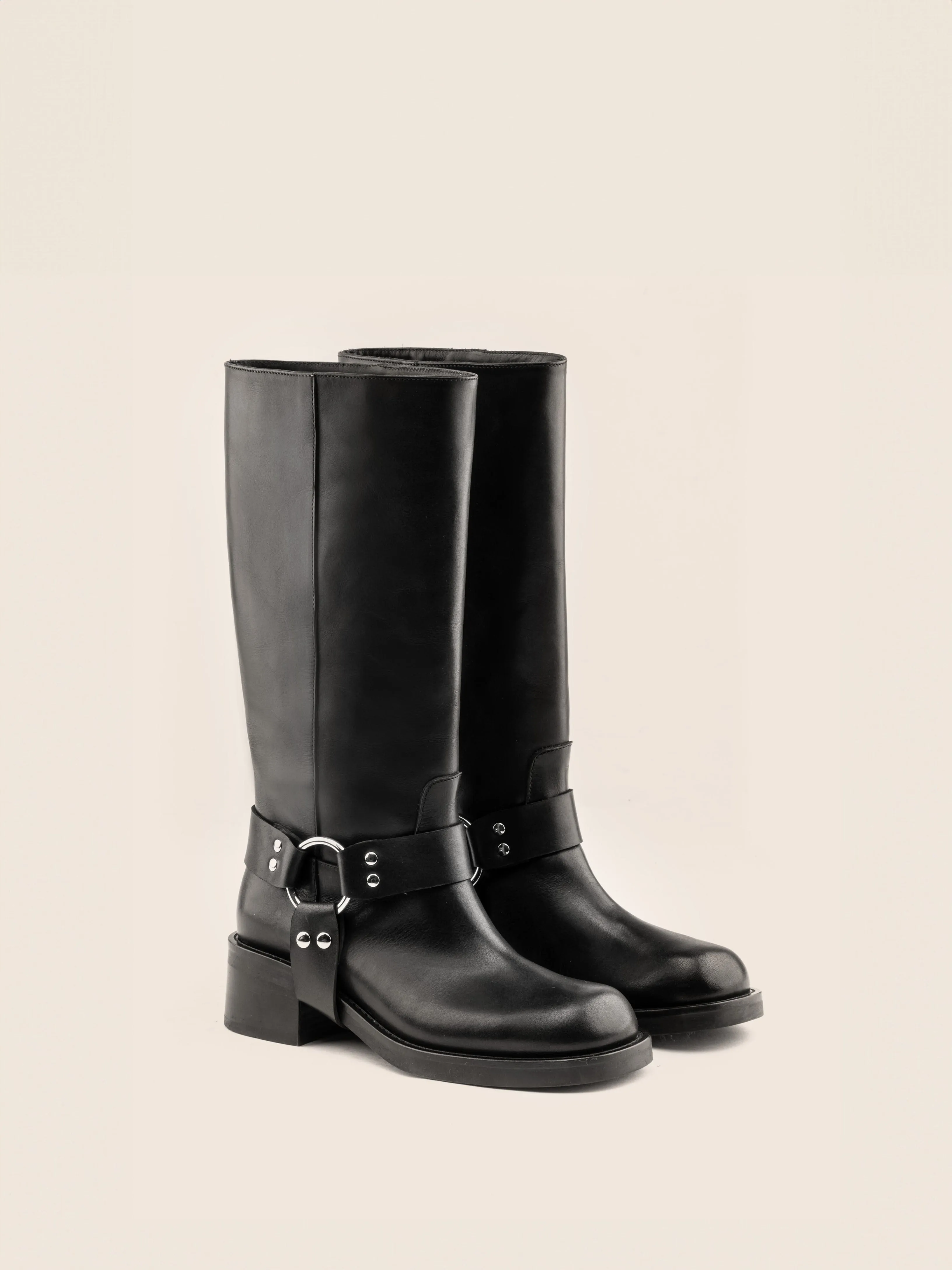 Lucca Black Boot