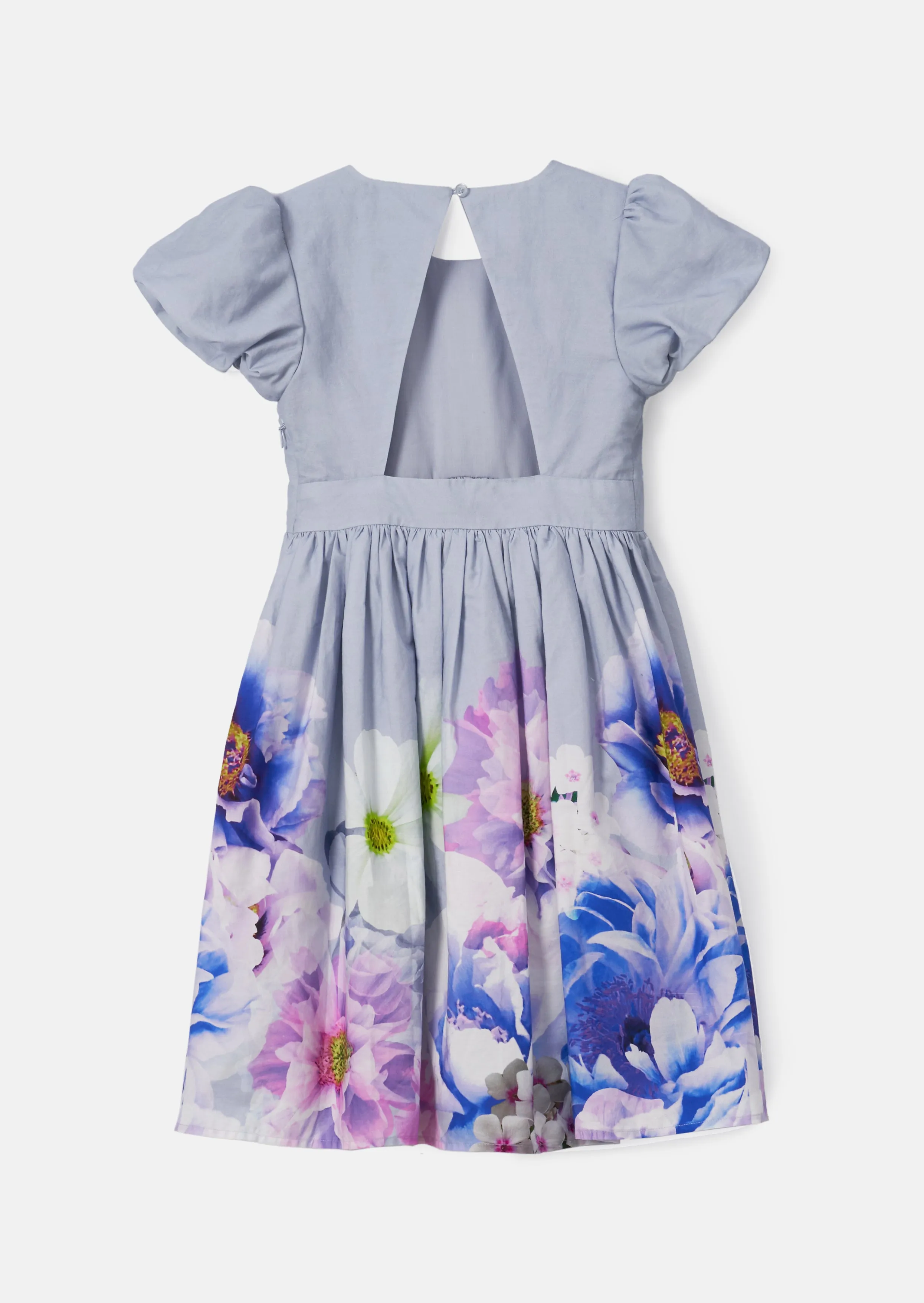 Lucia Orchid Border Print Dress