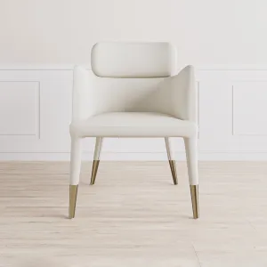 LUCINDA LEATHER DINING CHAIR