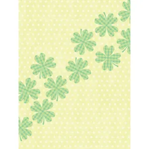 Lucky Clovers Printed Backdrop