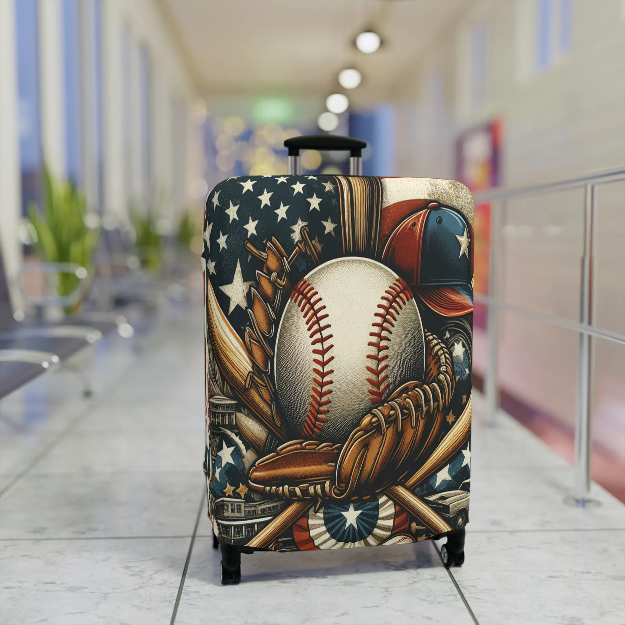 Luggage Cover, Baseball, awd-3075