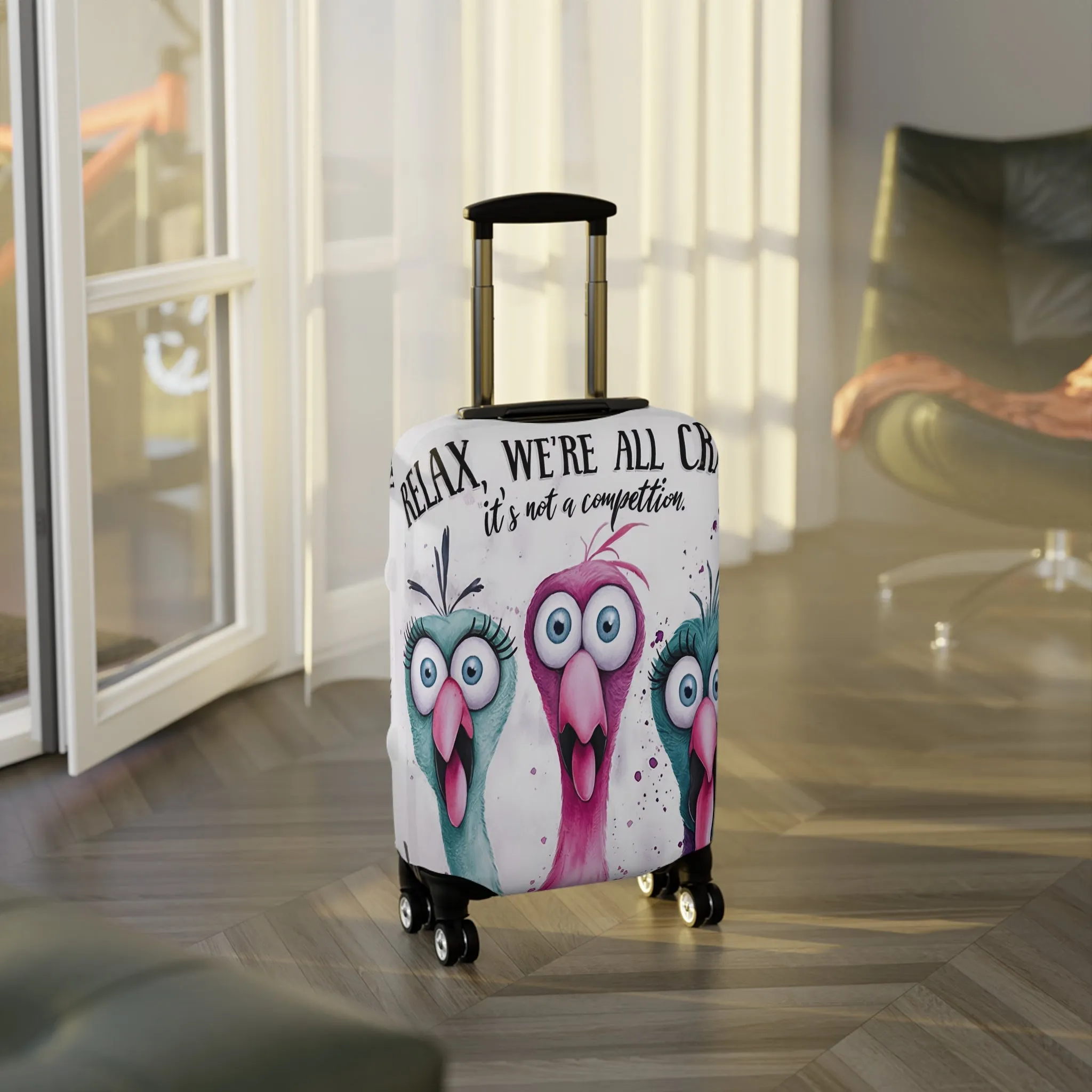 Luggage Cover, Chickens, awd-1677