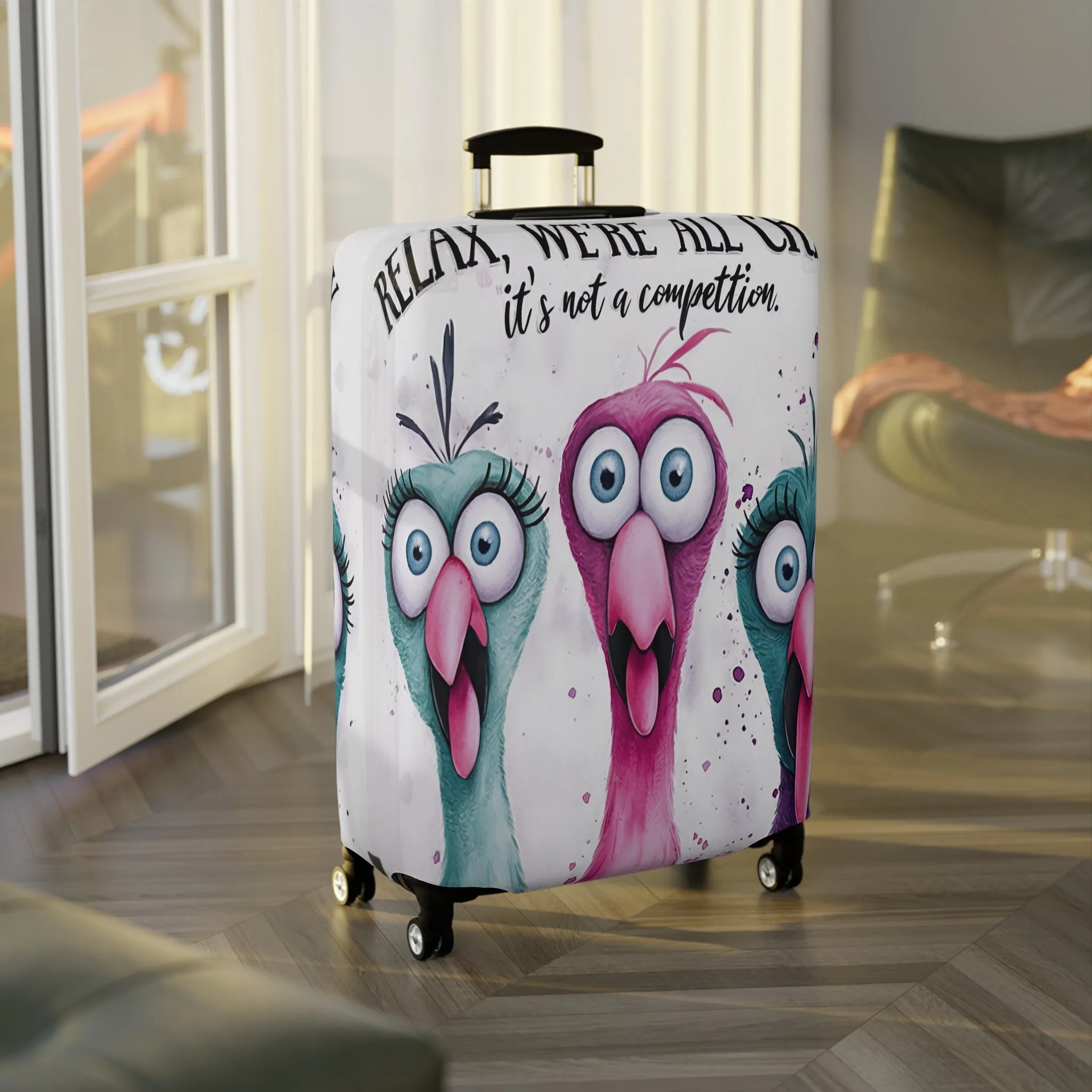 Luggage Cover, Chickens, awd-1677