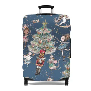 Luggage Cover, Christmas, Nutcracker Blue