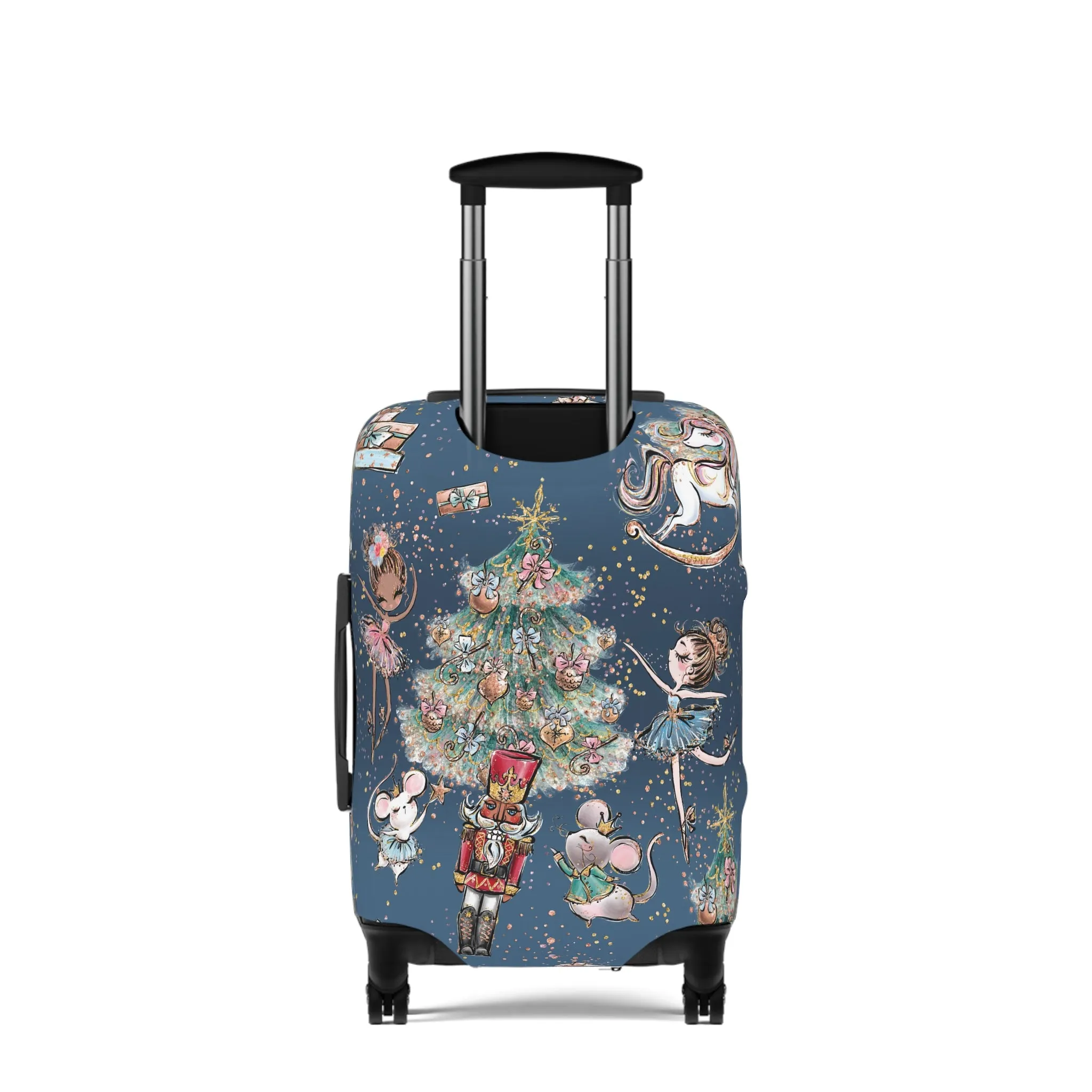 Luggage Cover, Christmas, Nutcracker Blue