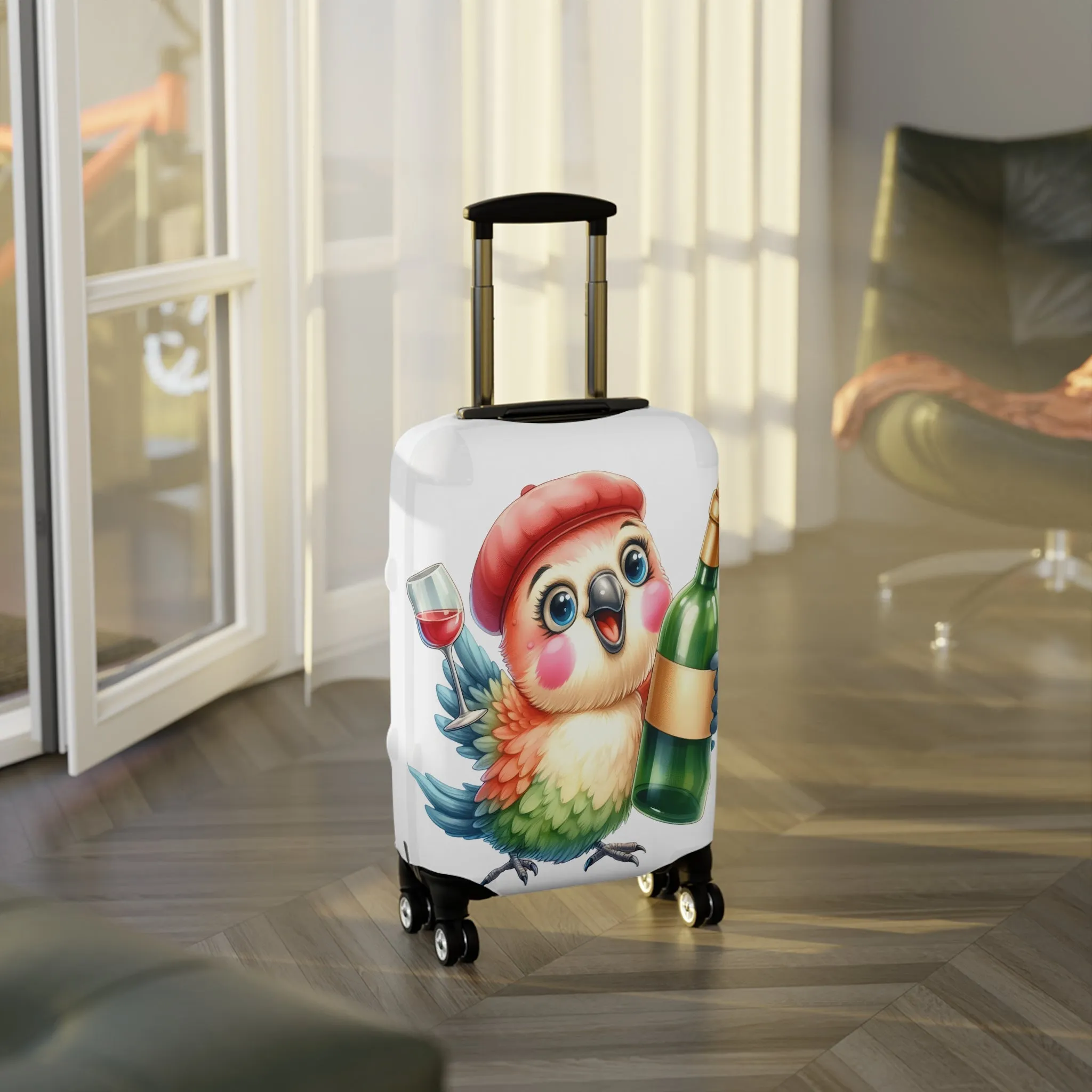 Luggage Cover, Cute Bird, awd-1643