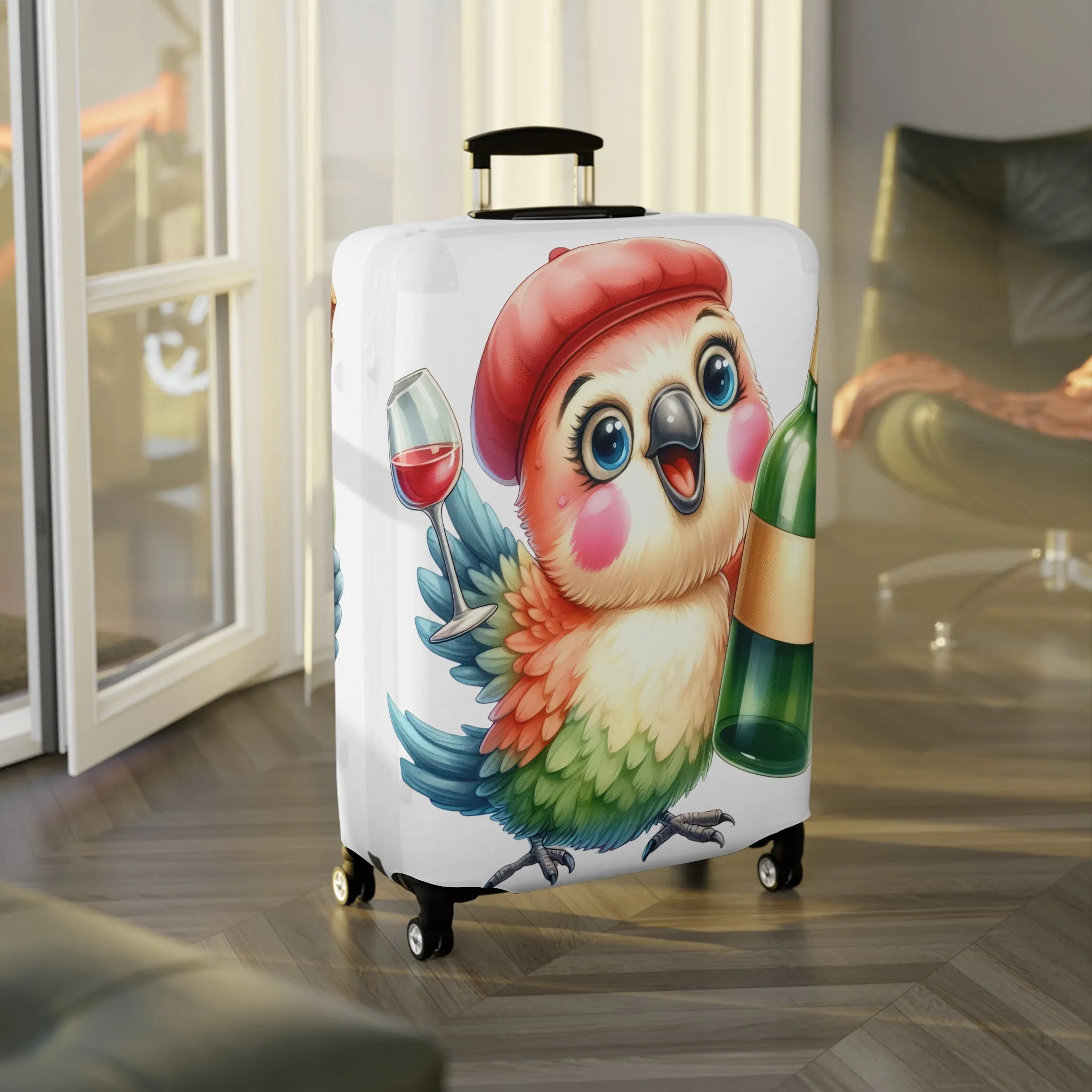 Luggage Cover, Cute Bird, awd-1643