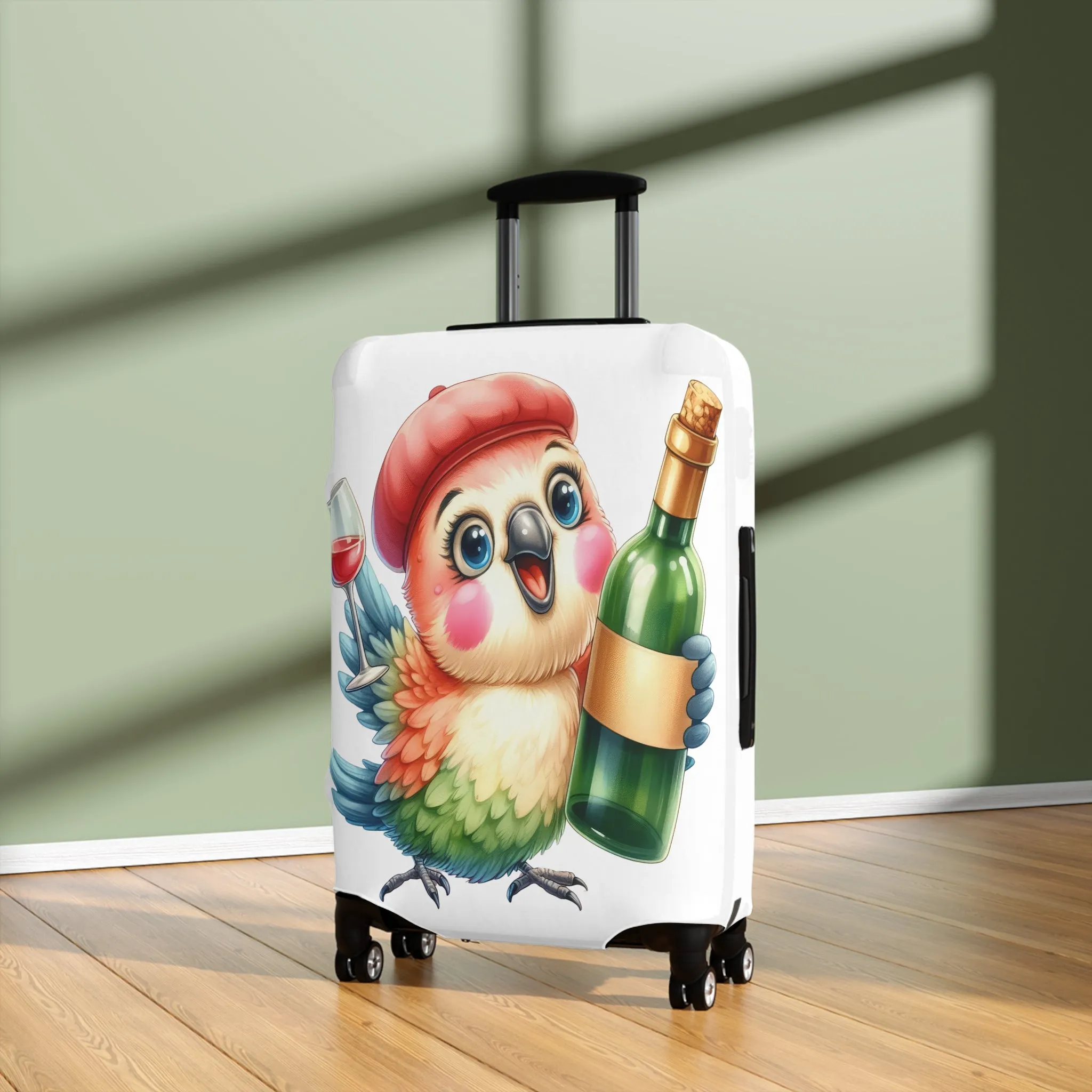 Luggage Cover, Cute Bird, awd-1643