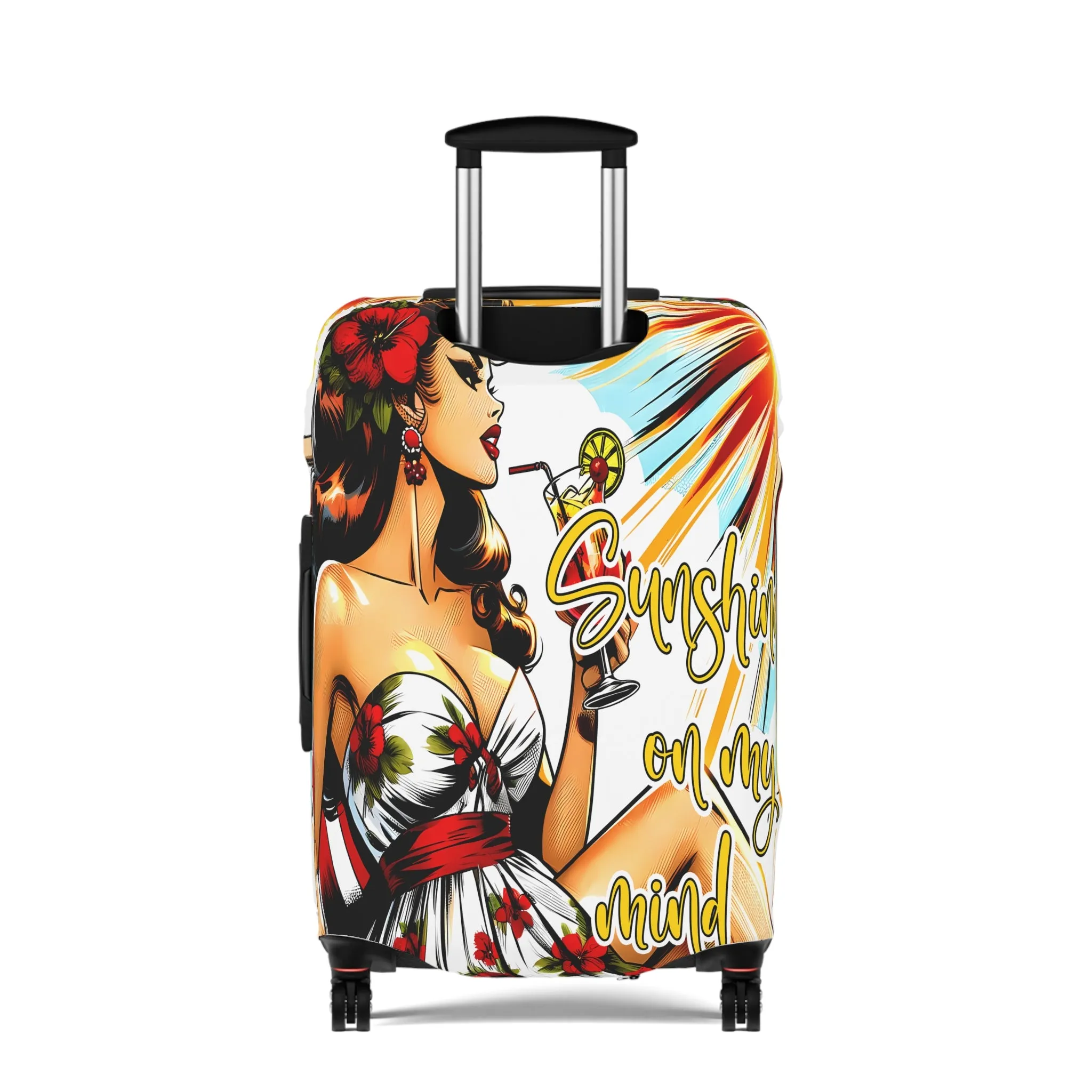 Luggage Cover, Retro Girl, Sunshine on my Mind, awd-3005